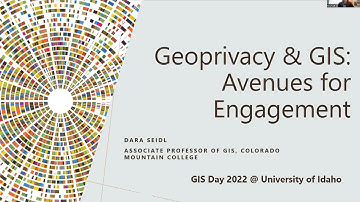 GIS Day @ University of Idaho 2022: Geoprivacy and the Ethics of Location