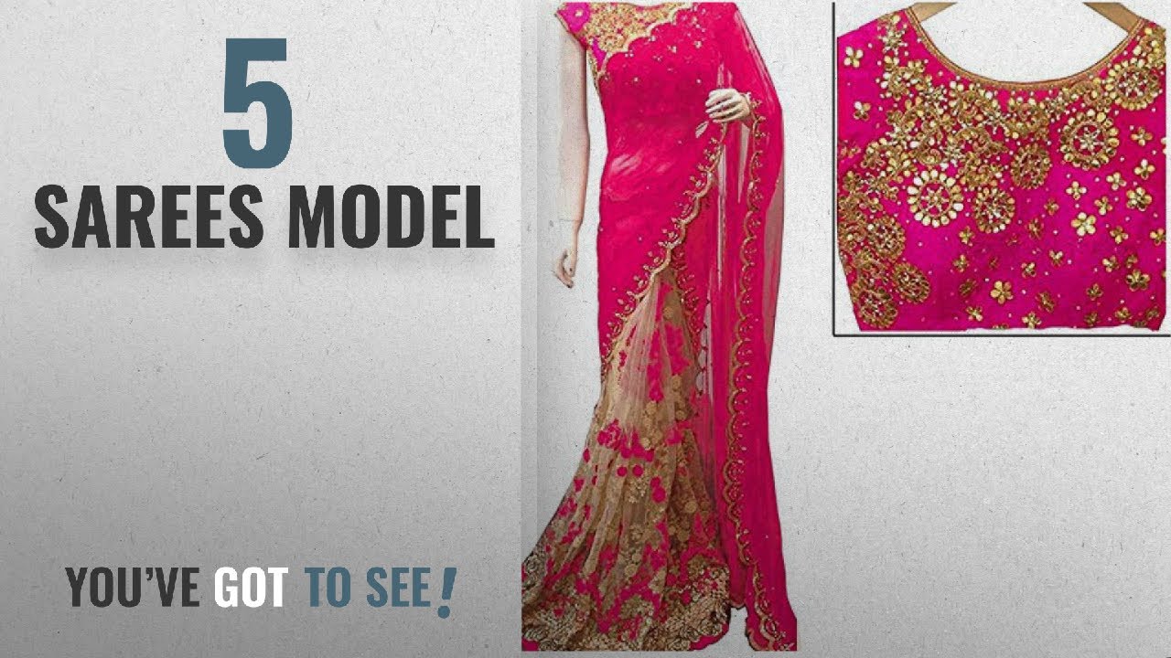 Top 10 Sarees Model [2018]: Vinayak Textiles Women's Bhagalpuri Silk Saree With Blouse Piece