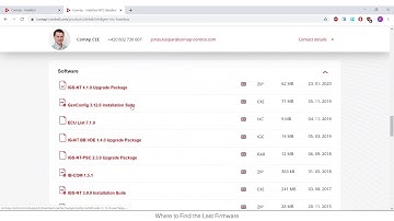 Where can I download the last firmware for my ComAp controller?