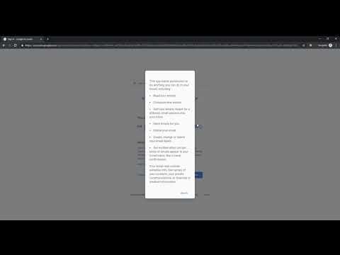 gmail oauth 2 verification for emesg app