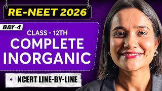 Complete Inorganic Chemistry Class 12th | Re-NEET 2026 | Sangharsh Batch | Anjali Ma'am