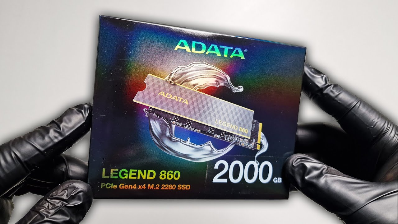 ADATA LEGEND 860 - 2TB NVMe M.2 SSD - Unboxing - YouTube