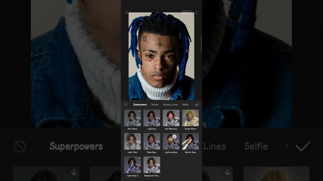 capcut lightning eyes trend 