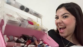 ASMR caseirinho minha coleção de esmaltes