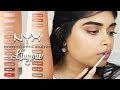 NYX COSMETICS LIP LINGERIE SWATCHES PART 2! FOR MEDIUM & INDIAN SKINTONES | Zaahirah Munif