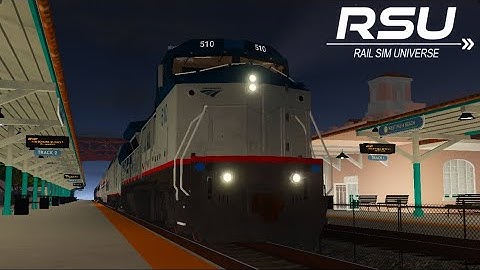 (Roblox) Railfanning on The Miami Corridor Part 2 Pre Sim Universe-Game #roblox