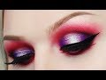 Hot Berry Red and Purple Makeup Tutorial | Makeup Monday