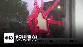 Vandals hit another Sacramento small business