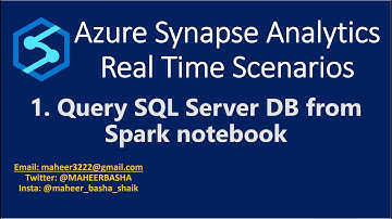 1. Query SQL Server DB from Spark notebook in Azure Synapse Analytics | pyodbc to query SQL server