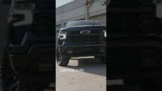 2022 Chevy Silverado With a 3.5' Zone OffRoad Lift, 22X12 4Play 4P80R Wheels, and 35' Nitto Tires