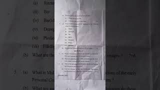 BCA question paper (2022)