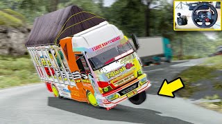 Truk Tawakal 4 Oleng Kapten sampai Terbalik