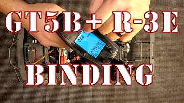 Binding the GT5B Transmitter to the Redcat R-3E Receiver