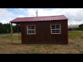 Shed with front porch and 3 windows Shed with front porch and 3 windows