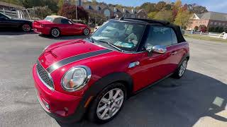 2011 MINI COOPER S CONVERTIBLE WALK AROUND VIDEO STOCK# X84479 2010 Mini Cooper S Convertible Video Walk Around
