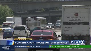 VIDEO: New ruling requires use of turn signals while driving