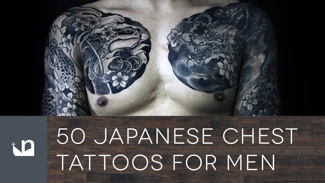 chest tattoos for men japanese