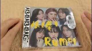 [Unboxing] AKB48: Ne Mo Ha Mo Rumor [Type A] [Limited Edition] [CD DVD]