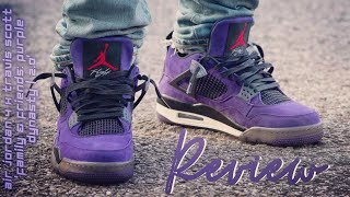 Air Jordan 4 x Travis Scott 'Family & Friends: Purple Dynasty / 2.0' Review & On Feet