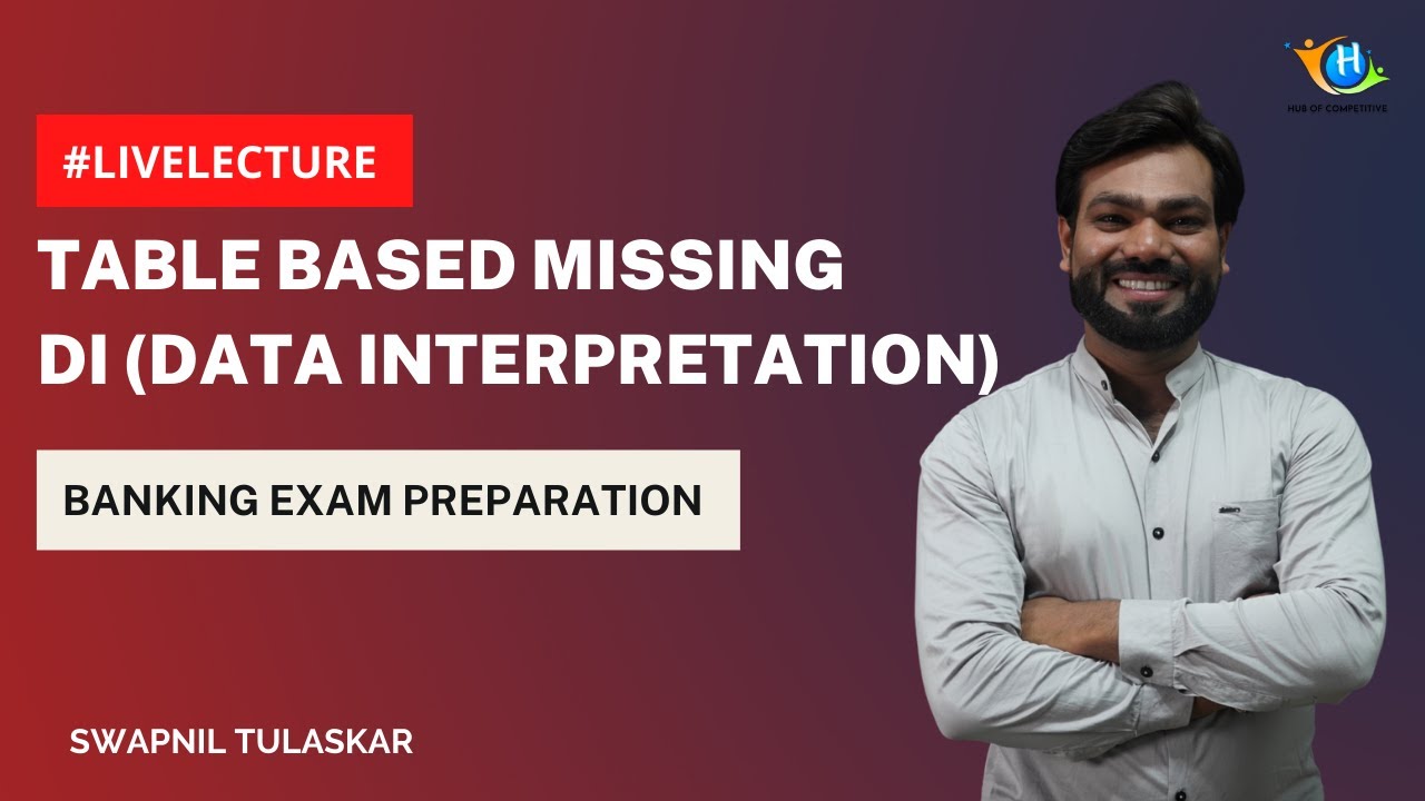 Table based missing di data interpretation banking preparation 2021