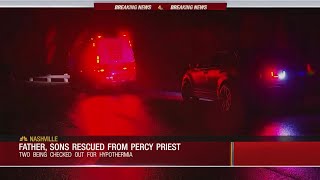 Father, Sons Rescued From Percy Priest Lake