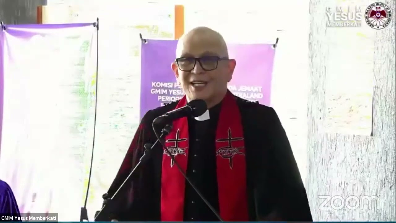 Sambutan Perpisahan Pdt. David Tulaar di GMIM Yesus Mmberkati, Citraland, Minggu, 27 Maret 2022