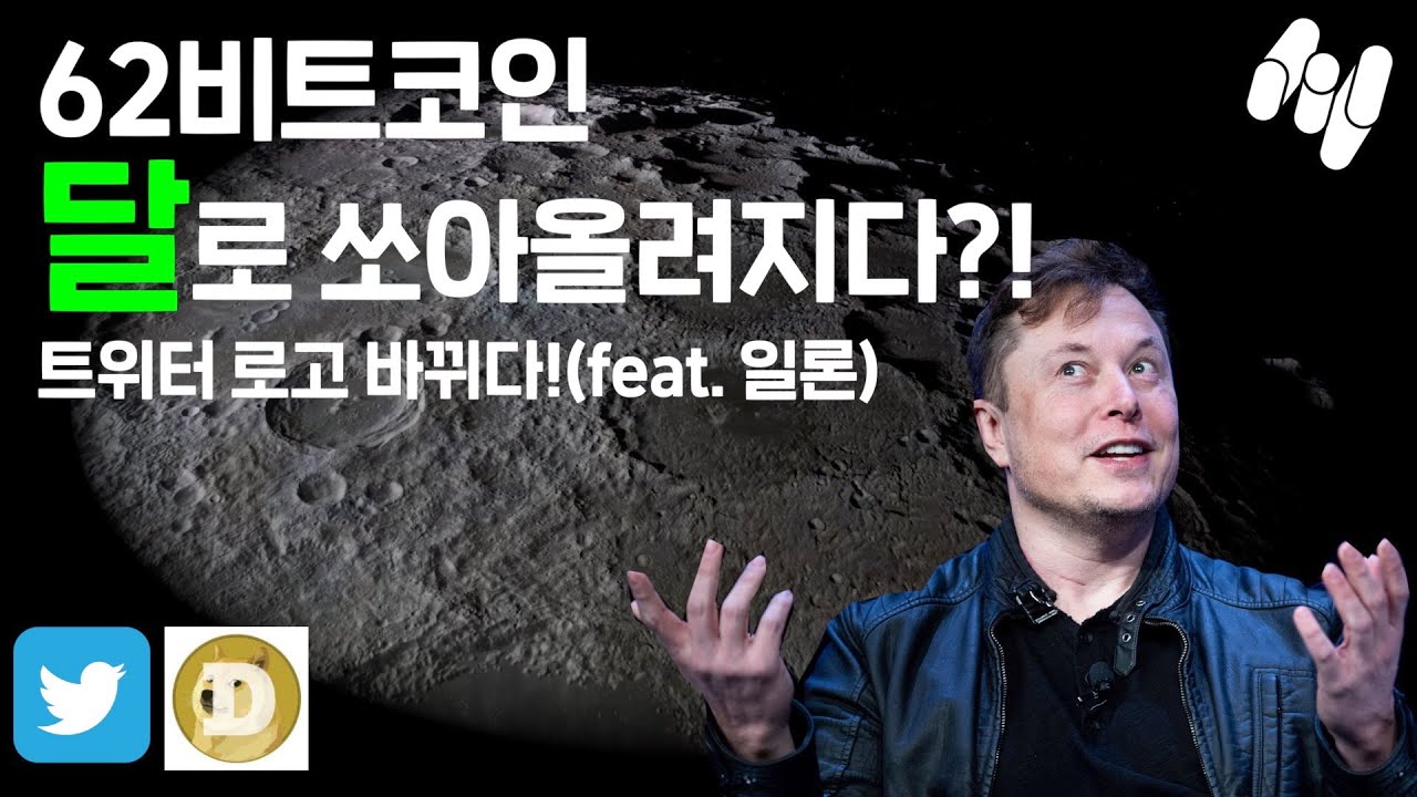 62비트코인 달로 쏘아올려지다?! 트위터 로고 바뀌다?!(feat. 일론) | Up!Too Weekly
