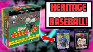 UNDERRATED! 2024 Topps Heritage Baseball Mega Box Review!