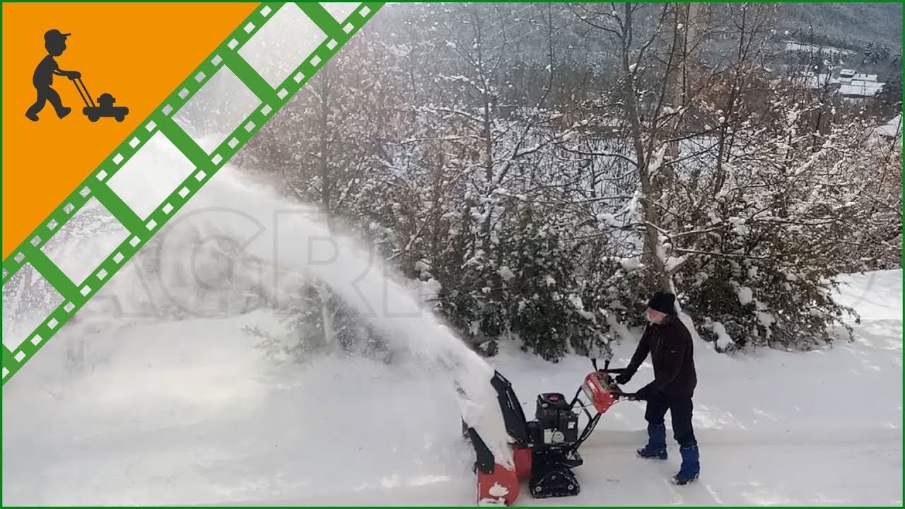 Fonctionnement de  la Fraise à neige Geotech STP1587 TEL - 15CV