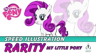 How to Draw Rarity from My Little Pony (PART 2) - Speed Animation