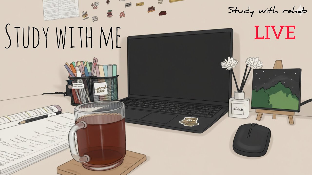 يلا ننجز آخر يومين بالعطلة 🔥 | Study With Me