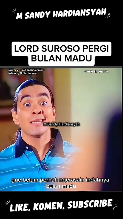 Lord Suroso Pergi Bulan Madu #pintuhidayah #fyp #lucu #lordsuroso #shorts #edit #editing #viral