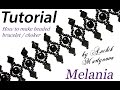 How to make gothic choker "Melania" with beads / Чокер из бисера "Мелания" (Готический)