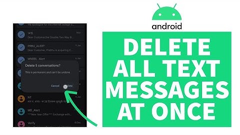 How To Delete All Text Messages On Android (2023) | Android Tutorial (Step By Step)