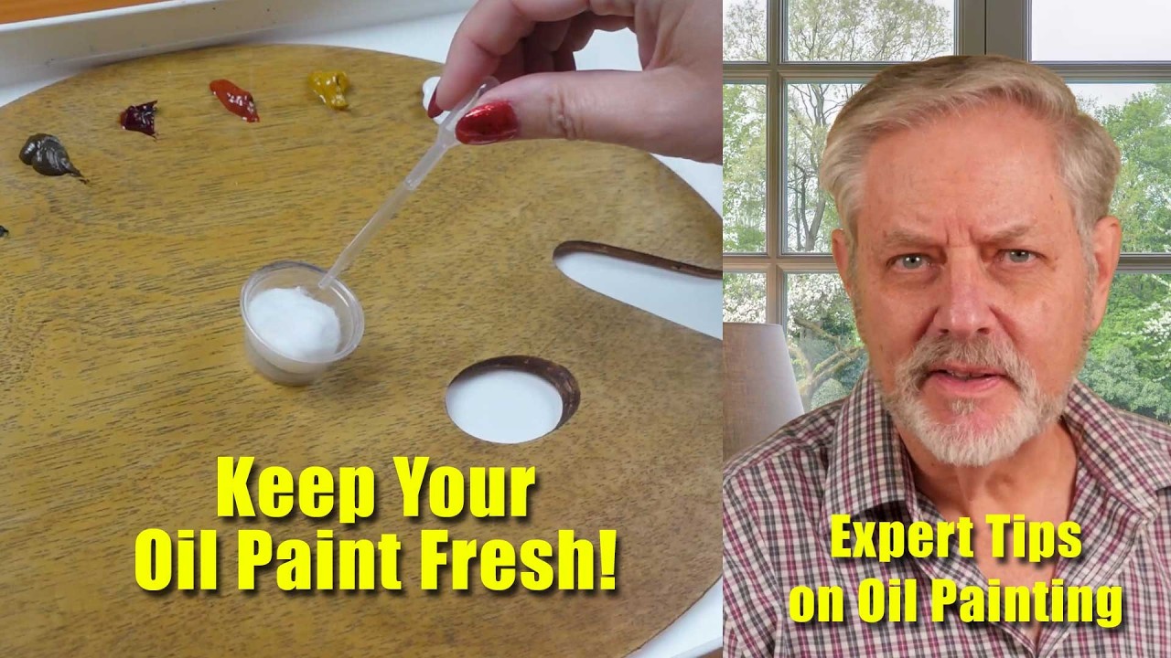 Never Waste Oil Paint Again - Artist Storage Hack #oilpaint  #paintingtips