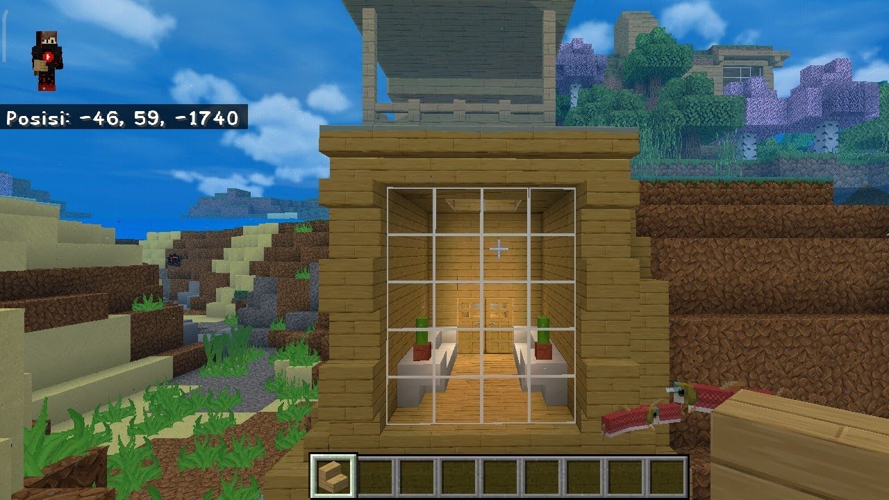 25 Kekinian Gambar Rumah Sederhana Di Minecraft Pe