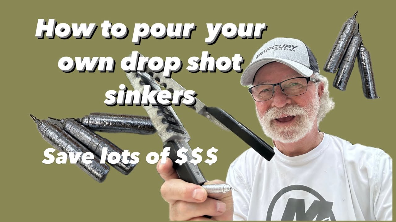 How to pour your own drop shot sinkers 
