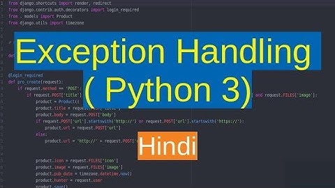 74. Exception Handling - raising an Exception