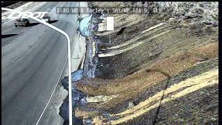 Small mudslide in Parleys; traffic not being impacted
