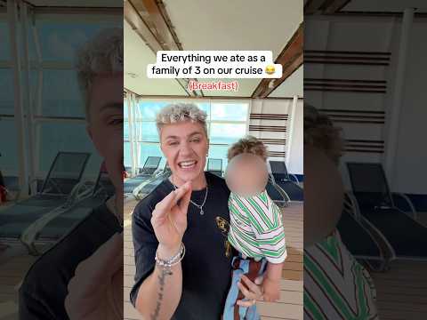 Everything we ATE as a family on our cruise holiday 😂