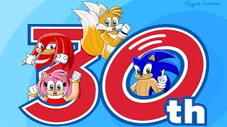 Sonic the Hedgehog 30th Anniversary Tribute Art Video