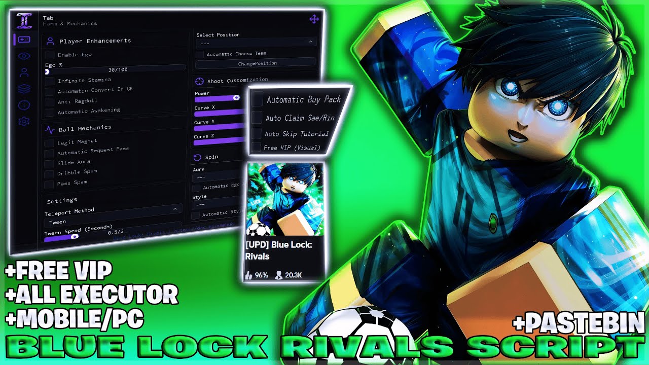 🔥 Blue Lock: Rivals Roblox Script | "Imp Hub" | Infinite Stamina, Auto Team & More! 2026 🔥