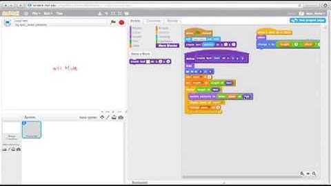 Advanced Scratch tutorials: Personalized Font!!!