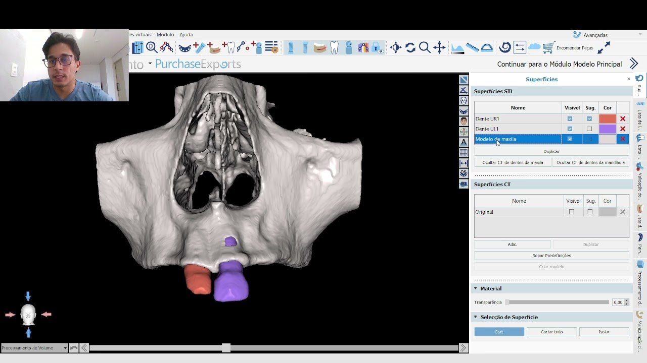 Como cortar o STL no BLUE SKY PLAN