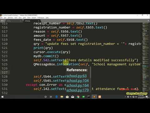 构建完整的学校管理软件 | Python PyQt5 SQL—Build Complete School Management Software Python PyQt5 SQL