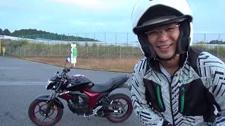 SUZUKIジクサーを試乗して解説：参考動画
