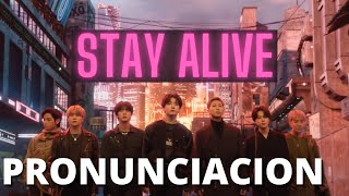 JungKook (정국) ‘Stay Alive (Prod. SUGA)’ LETRA FACIL / EASY LYRICS - PRONUNCIACION