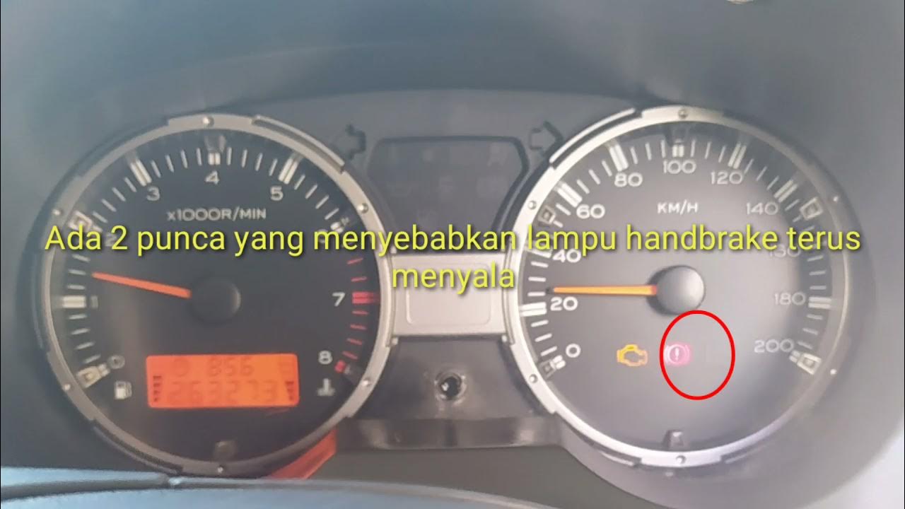 Lampu handbrake menyala terus? - YouTube