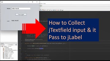 How to Collect jTextfield input and Pass to jLabel