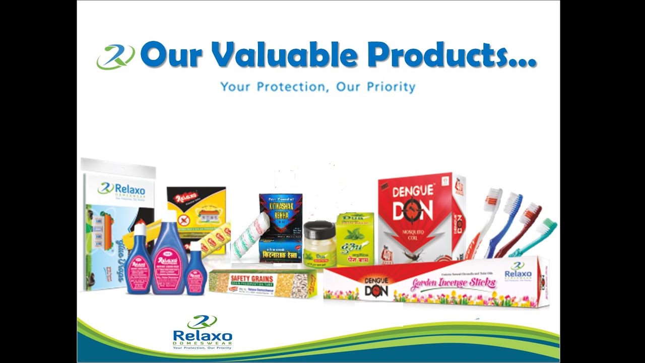 Our Products | Relaxo Domeswear LLP - YouTube